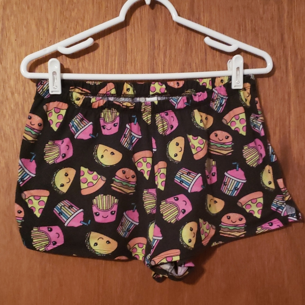 Fast food pj shorts